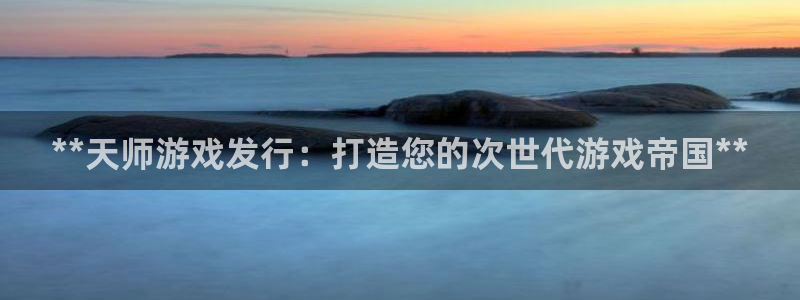 新城平台注册公司流程：**天师游戏发行：打造您的次世代游戏帝国**